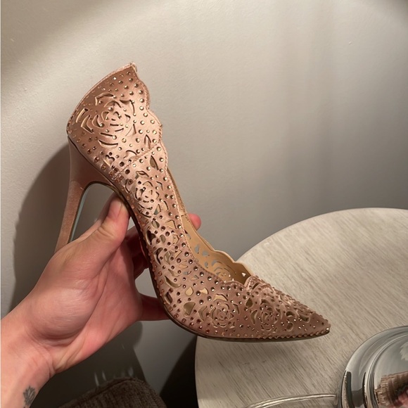 Betsy Johnson heels. Size 7. 4 inch heel. - Picture 2 of 4